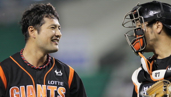 이정민선수의 역투모습